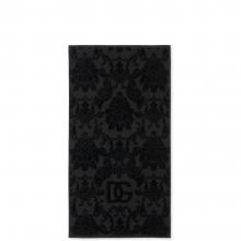Dolce & Gabbana Casa Crosswise 5 Piece Towel Set Black