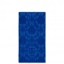 Dolce & Gabbana Casa Crosswise 5 Piece Towel Set Blue
