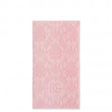 Dolce & Gabbana Casa Crosswise 5 Piece Towel Set Pink