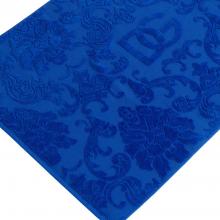 Dolce & Gabbana Casa Crosswise Jacquard Bath Mat Blue