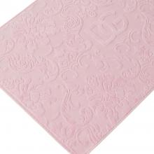 Dolce & Gabbana Casa Crosswise Jacquard Bath Mat Pink