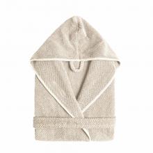 Graccioza Bee Waffle Hooded Bath Robe
