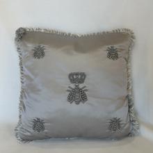 Mastro Raphael Ape Regina Cushion Grigio