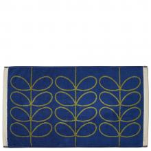 Orla Kiely Linear Stem Bath Mat Navy & Olive