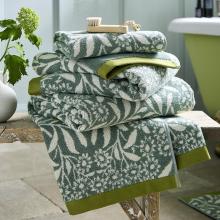 William Morris At Home Michaelmas Daisy Towel Sage