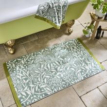 William Morris At Home Michaelmas Daisy Bath Mat Sage