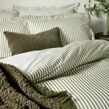 Yard Hebden Olive Pillowcase Pair