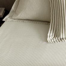 Yard Hebden Mole Narrow Stripe Fitted Sheet