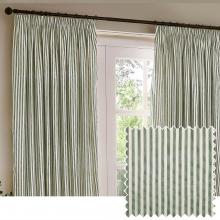 Yard Hebden Forest Striped Curtains with Header Tape