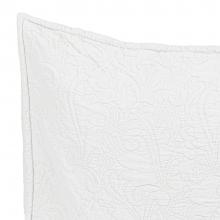 Joshua's Dream Floral White Pillow Sham