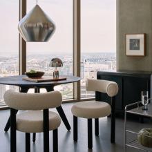 Tom Dixon Beat LED Fat Pendant Unbeaten Aluminium 