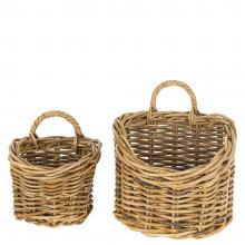 Nkuku Zawar Rattan Hanging Baskets