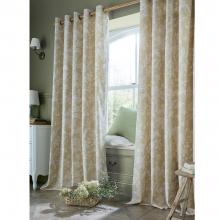 Laura Ashley Lloyd Caramel Eyelet Curtains