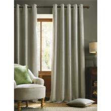 Laura Ashley Milbourne Herringbone Lined Curtains Grey - Sage