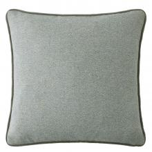 Laura Ashley Milbourne Herringbone Cushion Grey Sage