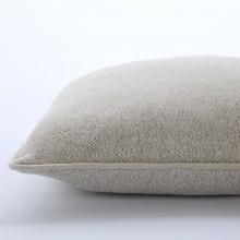 Laura Ashley Milbourne Herringbone Cushion Truffle - Natural