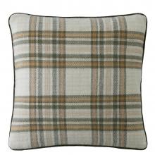 Laura Ashley Padbury Check Cushion Olive