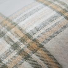 Laura Ashley Padbury Check Cushion Olive