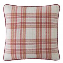Laura Ashley Padbury Check Cushion Russet
