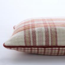 Laura Ashley Padbury Check Cushion Russet