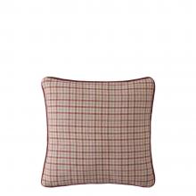 Laura Ashley Padbury Check Cushion Russet