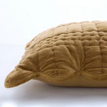 Laura Ashley Scalloped Cushion Ochre Yellow