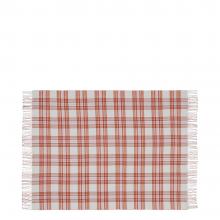 Laura Ashley Padbury Check Throw Russet