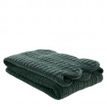 Laura Ashley Scalloped Bedspread Pine Green