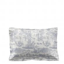 Laura Ashley Braysmith Toile Chambray Blue Duvet Cover Set