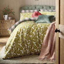Laura Ashley Litton Olive Green Duvet Cover Set