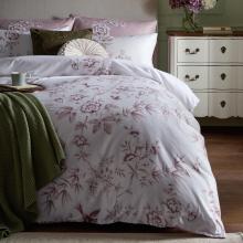 Laura Ashley Rowsham Garden Dark Blush Duvet Cover Set