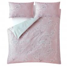 Laura Ashley Rowsham Garden Dark Blush Duvet Cover Set