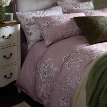 Laura Ashley Rowsham Garden Dark Blush Duvet Cover Set