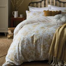 Laura Ashley Walled Garden Ochre Yellow Duvet Cover Set