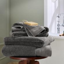 Christy Signature Turkish Cotton Towel Charcoal