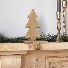 Nkuku Kotta Stocking Tree Holder - Antique Brass