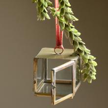 Nkuku Tiny Kiko Box Decoration - Brass (Set of 2)