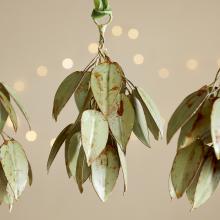 Nkuku Geeti Baubles - Soft Green (Set of 4)