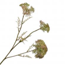 Silk-Ka QUEEN AN LACE SPRAY PNK/GRN 74cm