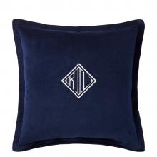 Ralph Lauren Home C Velvet Cushion Cover Navy