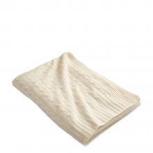 Ralph Lauren Home RL Cable Throw Cream