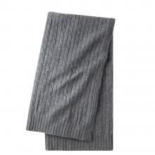 Ralph Lauren Home RL Cable Throw Modern Charcoal