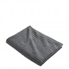 Ralph Lauren Home RL Cable Throw Modern Charcoal