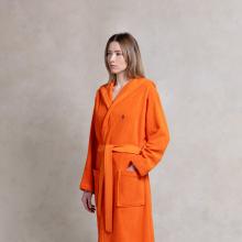 Ralph Lauren Home Polo Player II Shawl Robe Sailing Orange