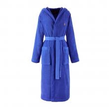 Ralph Lauren Home Polo Player II Shawl Robe Iris Blue