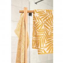 Cawo Maison Leaves Towel 6267 Basalt 37