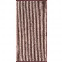 Cawo Two Tone Stripe Bordeaux 23