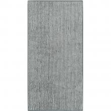 Cawo Two Tone Stripe Coal 77