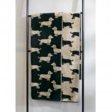 Cawo The Dogs Towel Black / Beige