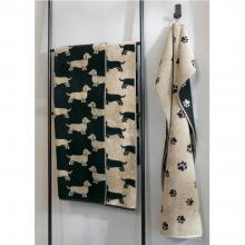 Cawo The Paws Towel Black / Beige